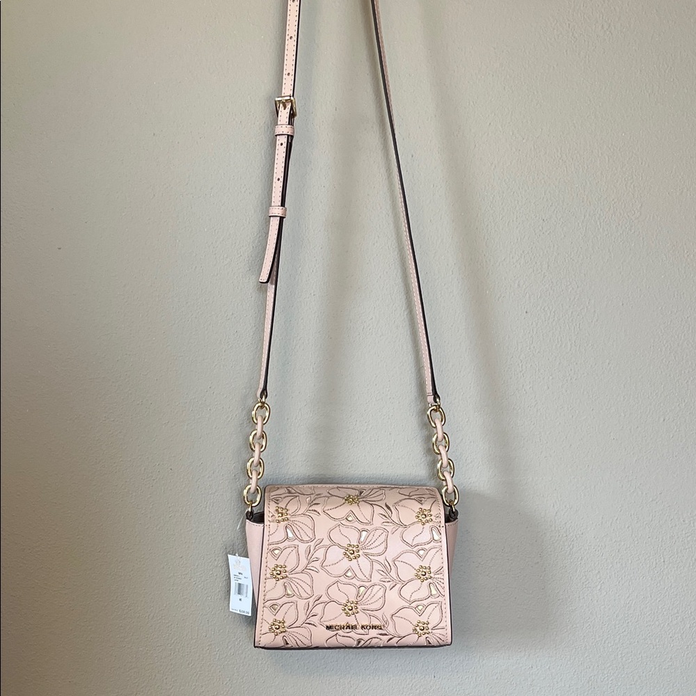 Michael Kors Blush Floral Crossbody Bag